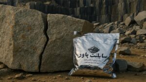 سایلنت پاور در کنار سنگ